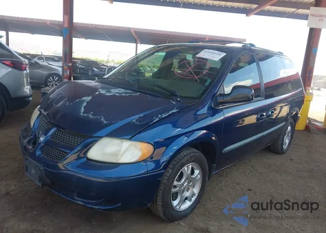 2002 Dodge Grand Caravan Ex z USA, uszkodzony, nr VIN 2B8GP74L42R652504